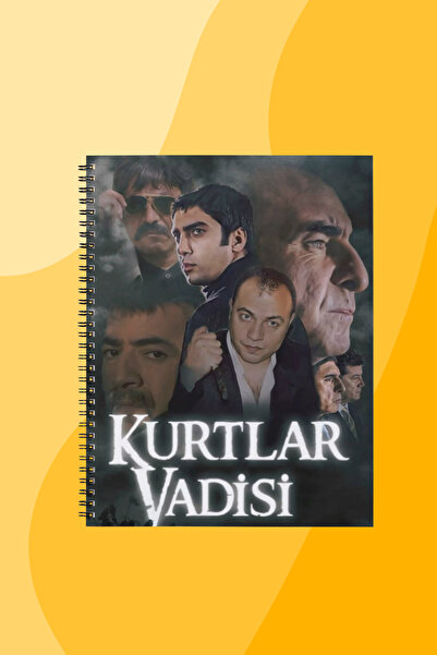 SEKİZELLİİKİ KURTLAR VADİSİ -BASKILI TASARIM DEFTER