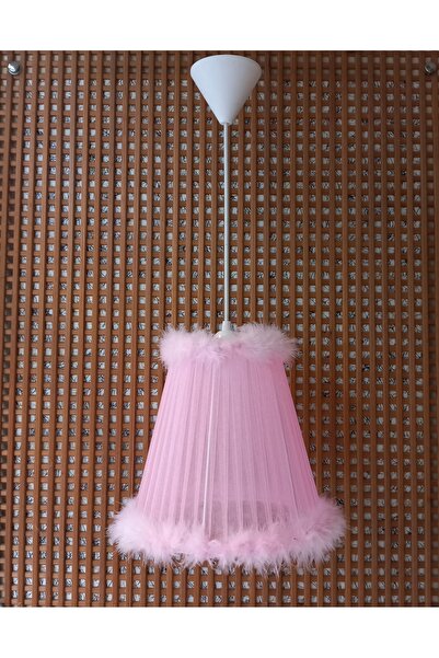 ONAY M Pembe Organze Avize Yatak Odası Çocuk Odası Genç ve Bebek Odası Avize ...