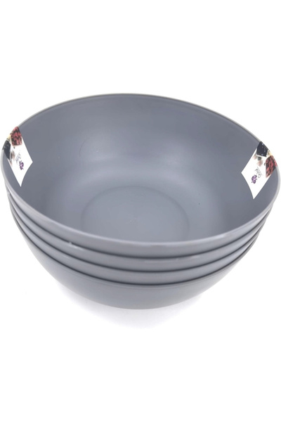 Orchid By Styli 4-Pieces Set of Bowls 900Ml - Grey