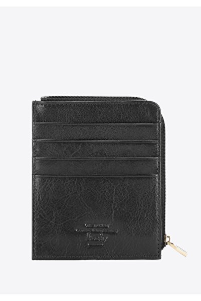 Wittchen Men's Leather Card Case Open Black Genuine Leather