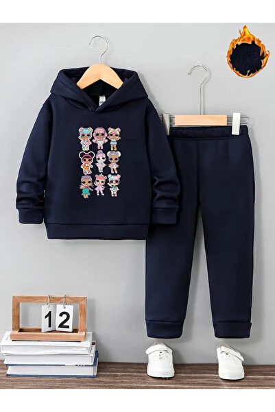 makiteks Winter Girls Boys Tracksuit Set Lolo 5 6 7 8 9 10 11 12 Years Old Baby