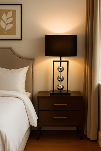 VENÜS NOVA GACRUX KARE KROM ABAJUR