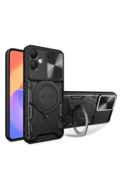 Techsuit Carcasă pentru Samsung Galaxy A06 / M38, Policarbonat, Negru