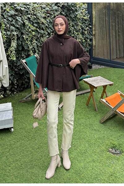 modapark.ist Γυναικείο πανσό με κορδόνια και καστανόχρωμο