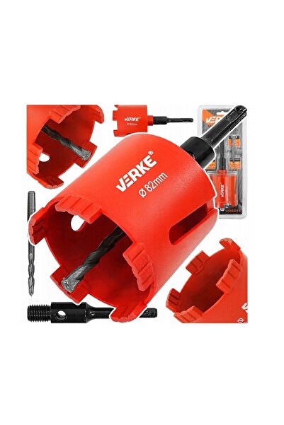 VERKE Carotă diamantata pentru beton, 82 mm, SDS+, M16, 5 segmente,