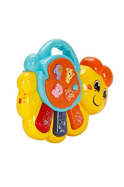 Minibo Sesli ve Işıklı Piyanolu Tırtıl Sarı