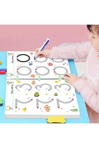 OEM Educational activity book for matching and recognition, reusable, 64 pages