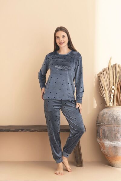 ELİTOL Velvet Be You Women's Pajama Set