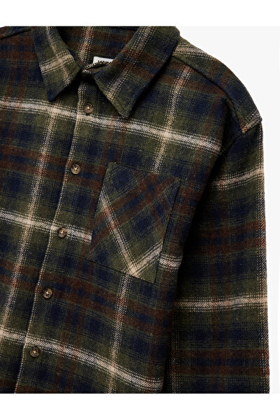Koton Plaid Patterned Long Sleeve Lumberjack Shirt
