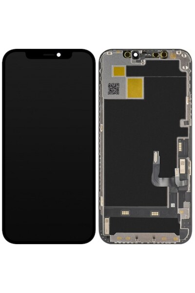 Modo Ecran tactil JK pentru Apple iPhone 12/12 Pro cu ramă, circuit integrat ...