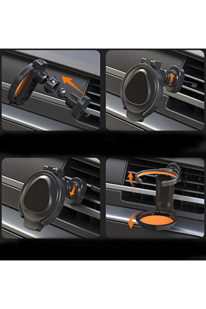 Midkan Araç Bardak Tutucu Telefonluk Uyumlu Petek Telefon Tutucu