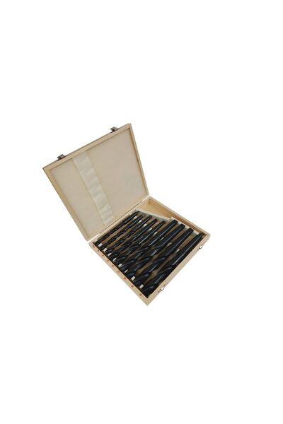 Silver Set of 9 metal drill bits MK2, MK3,