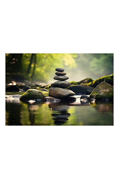 Imageland Imprimeu acrilic pe sticlă 80x120 - Relaxare Zen