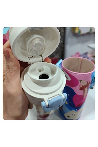 senacacollection Diller Steel Thermos Flask with Bag and Strap 580 ml Double Drink 1 Pc