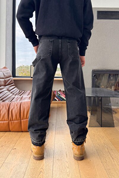 Flaw Wear Fragmented Paint Pattern Regular Jean