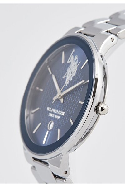 U.S. Polo Assn. Ceas analogic pentru bărbați cu curea metalică