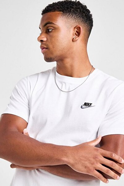 Nike Sportswear Clup Cotton White Men's T-Shirt