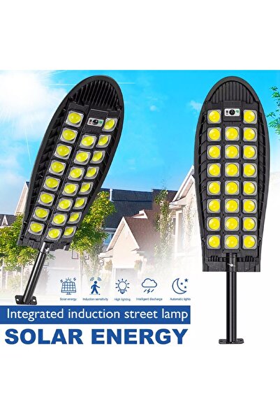 Optim Solution Solar Street Lamp 20 COB LEDs, 8h, 3 Modes, Motion Sensor, Remote, IP65, Black