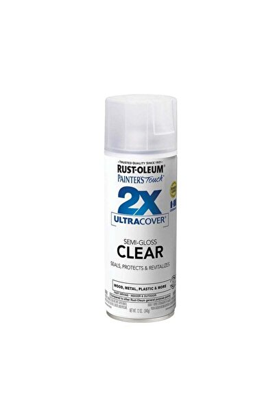 Rustoleum Rust-Oleum Painter’s Touch 2X Ultra Cover Clear Semi-Gloss Spray | Multi-Surface Sealer | 340g