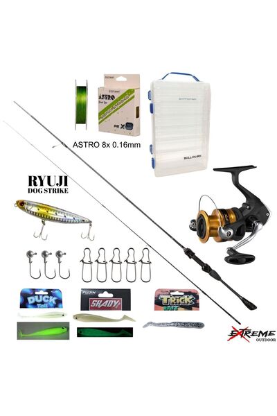 Set Shimano Fx 4000 Ryuji Aero 270 cm 4-35 Gr Spin Olta Seti