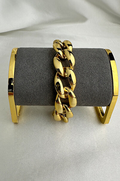 Modex Thick model chain gold color bracelet (18cm)