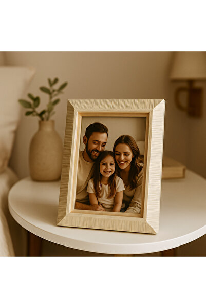 store trend Premium Resin Ahşap Desenli 13x18 cm Fotoğraf Çerçevesi – Dekorat...