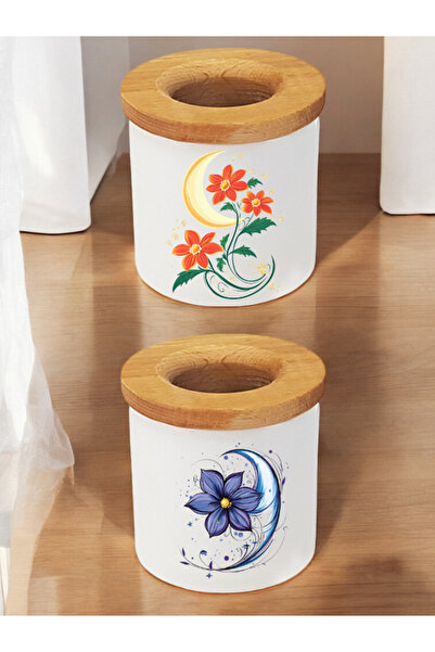 lili hediyelik حامل أقلام من قطعتين - حامل أقلام للطلاب، حامل أقلام بتصميم خاص، حامل أقلام مخصص، حامل أقلام على شكل سلة مهملات