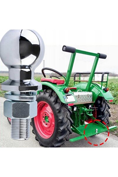 Kraft Hook, trailer coupling ball, maximum load 3.5 tons, 50 x 22 x 54 mm,