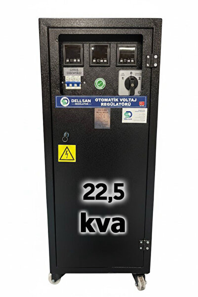 DELLSAN 22,5 Kva Trifaze Servo Kontrollü Tam Otomatik Regülatör