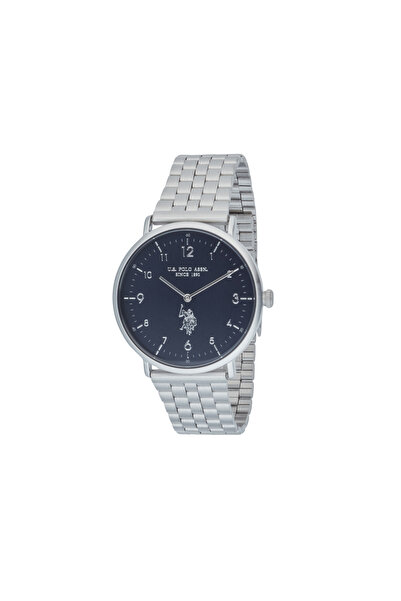 U.S. Polo Assn. Ceas analogic pentru bărbați cu curea din oțel inoxidabil