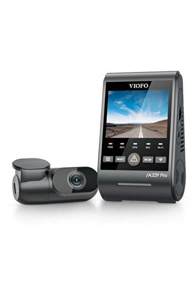 Viofo A229 Pro | 2-Channel | Front 4K + Rear 2K | STARVIS 2 | HDR | 2.4-inch Screen