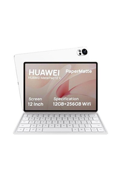Huawei Matepad 12X Papermatte 12 Inch Wifi+Bluetooth 12GB RAM + 256GB Storage White with Keyboard + FOC