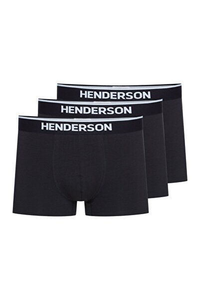 Henderson Classic Men's Boxer Shorts 3-Pack Underwear Cotton & Elastane High Quality Logo Waistband | Kin