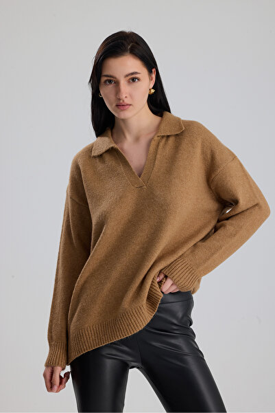 Figo Polo Neck Women's Sweater