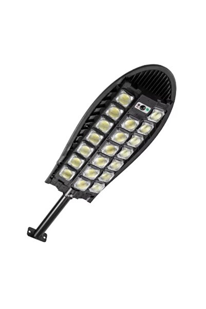 OEM Black Solar Street Light with 20 COB LEDs, 10-12h Autonomy, 3 Modes, Motion Sensor, Remote, IP65