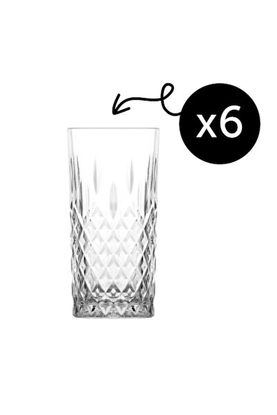LAV Odin Premium Set of 6 Glasses for Long Drinks & Cocktails — 356 ml
