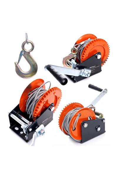 Kraft Troliu manual vinci, capacitate 1134 kg 2500 lbs, lungime cablu 10 metri ,diametru 5 mm,