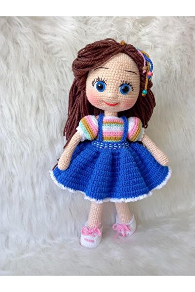 OYUNCAKPARK Blue Beauty Bebek Amigurumi Organik Oyuncak