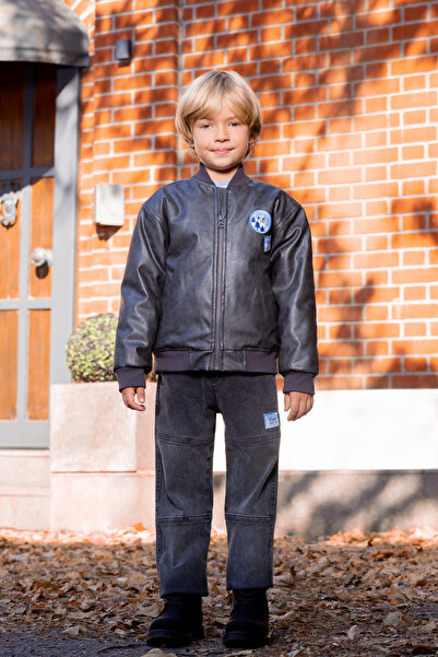 Miny Center Fragmented Denim Pants