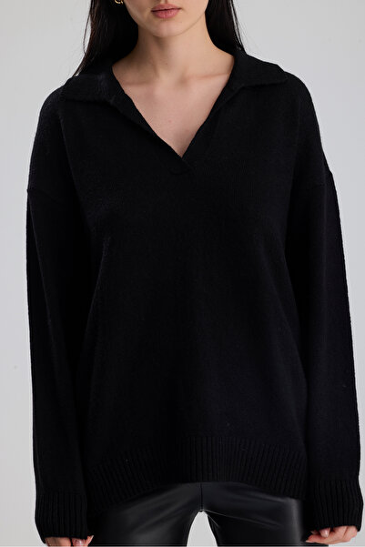 Figo Polo Neck Women's Sweater