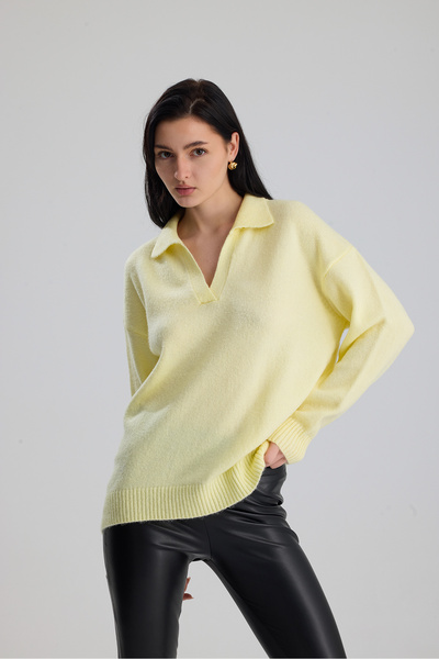 Figo Polo Neck Women's Sweater