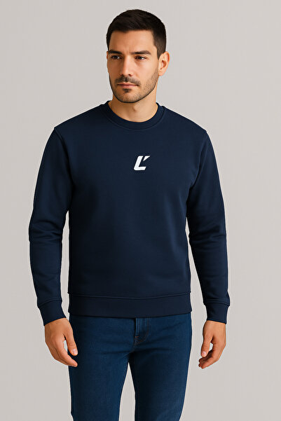 UOMOPARK Uomo Park Pure Comfort Şardonlu Üç İplik Sweat – Premium Kumaş, Modern Basic Tarz