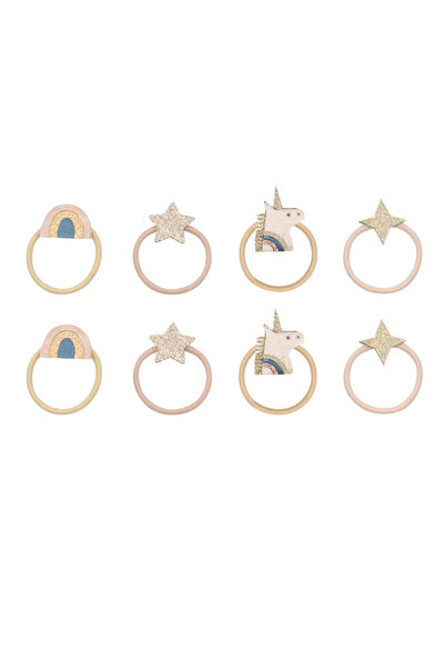 MIMI LULA Celeste Unicorn Mini 8-Piece Rubber Buckle