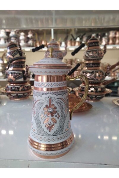 KARACA BAKIR İşlemeli Bakır Sürahi-El İşlemeli Bakır Sürahi