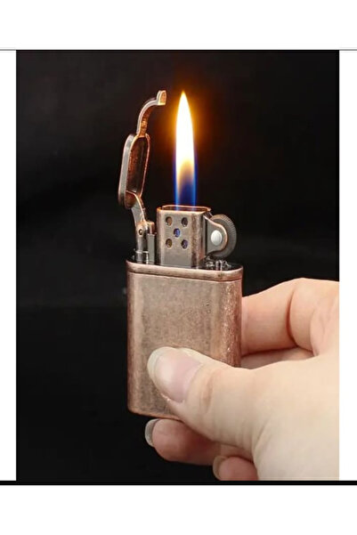 Zorro Bronzy Constantine çakmak, Vintage Model Eskitme Şık Benzinli Çakmak