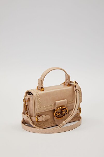 Levidor Mink two-belt look handbag