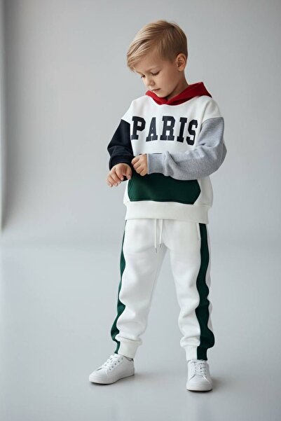 Minigimin Cicileri Miniğimin Cicileri Paris cu imprimeu cu glugă Costum de ia...