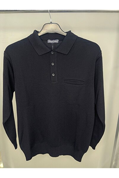Woolen World Polo Neck Men's Sweater