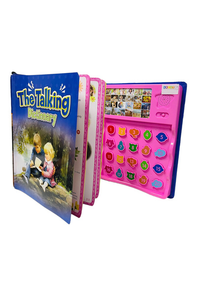 Krista Carte interactivă și educativă, E-book, Dicționar vorbit cu 500 de cuv...