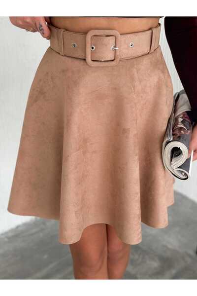 Zula Moda ΜΙΝΙ ΦΟΥΣΤΑ ΜΕ ΛΕΠΤΟΜΕΡΗ ΖΩΝΗ